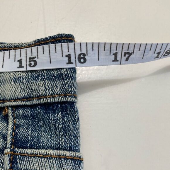 NWT Ruffle 11 Camo/Denim Y2K Mini Skirt - Picture 6 of 12